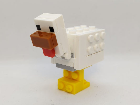 Custom Lego Compatible Minecraft Chicken Minifig