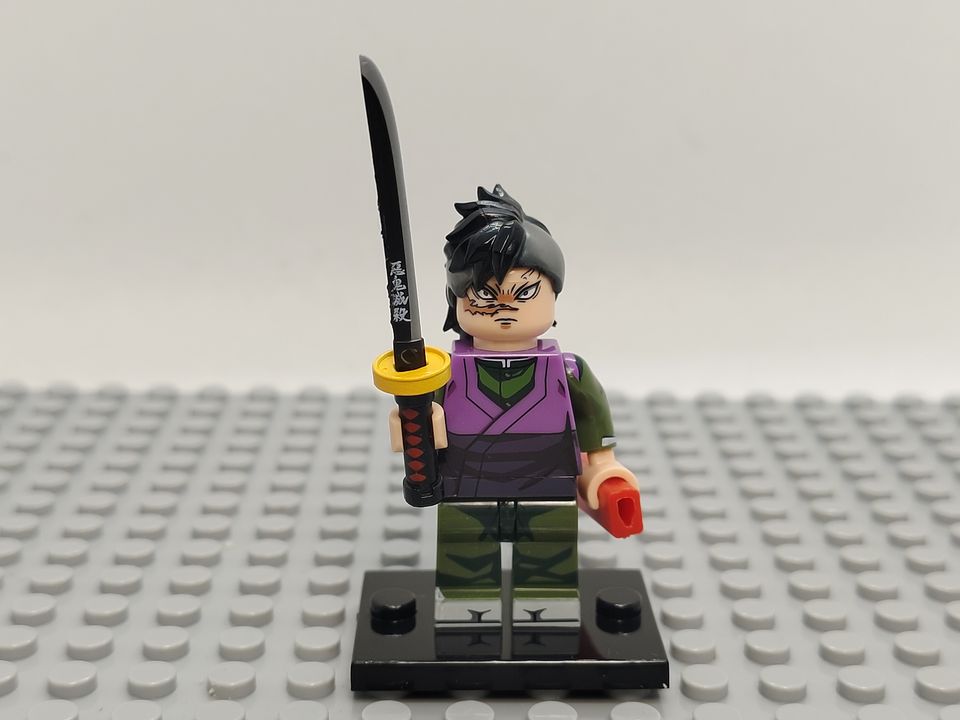 Custom Lego Compatible Demon Slayer Genya Shinazugawa Minifig