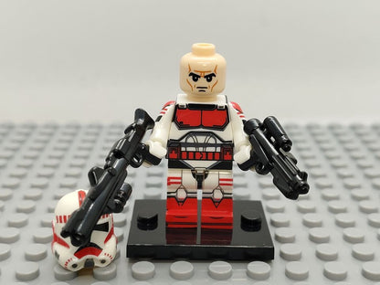 Custom Lego Compatible Coruscant Guard Clone Shock Trooper Minifig