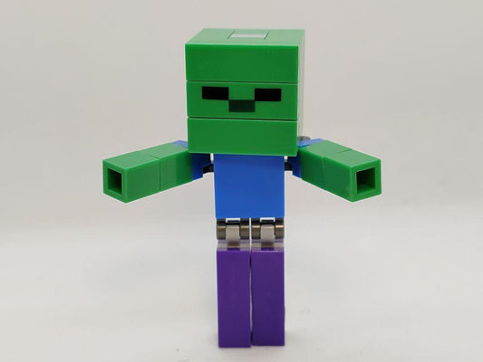 Custom Lego Compatible Zombie Minifig