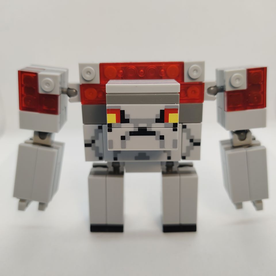 Custom Lego Compatible Redstone Golem Minifig