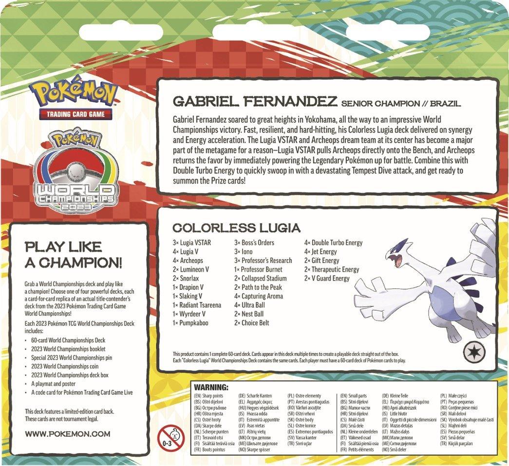 Pokémon TCG: 2023 Pokémon TCG World Championships Deck - Colorless Lugia