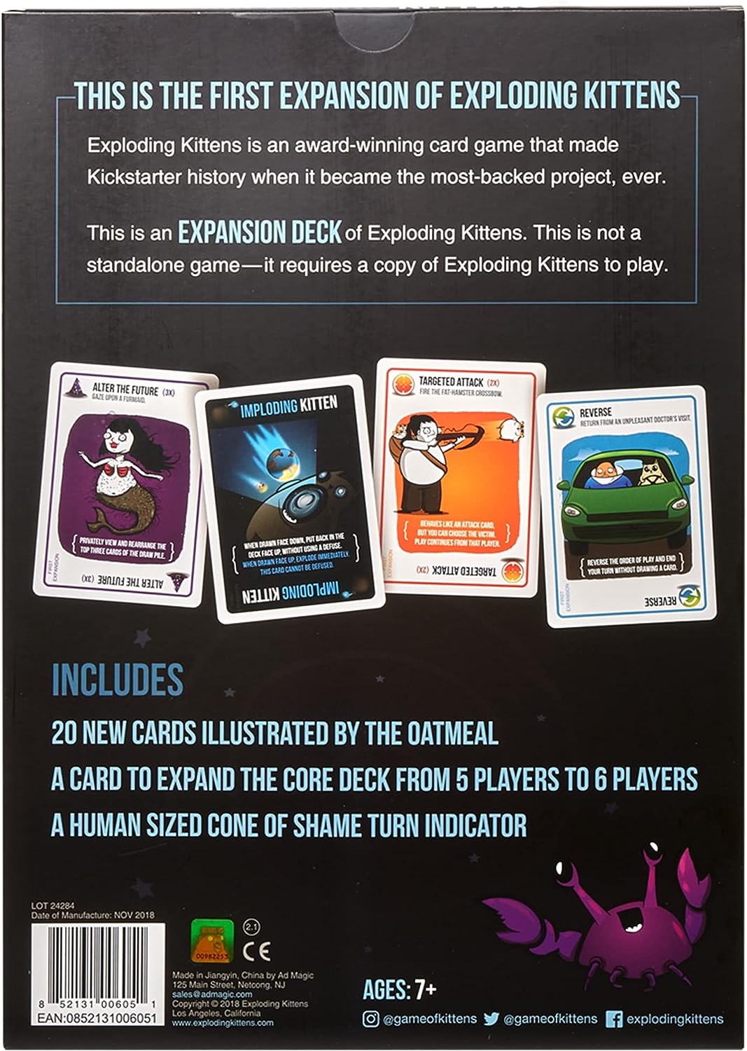 Exploding Kittens: Imploding Kittens Expansion – Dx Games & More