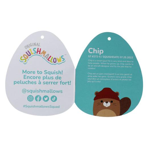 Original Squishmallows - Chip the beaver 7.5in