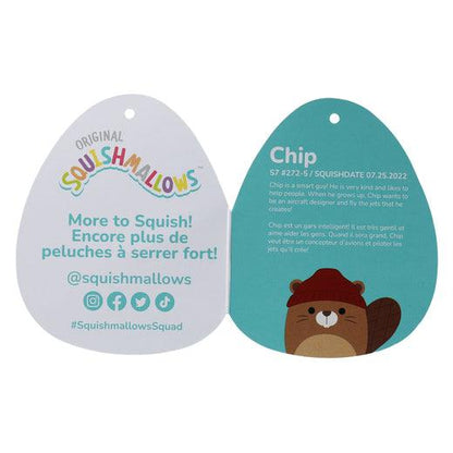 Original Squishmallows - Chip the beaver 7.5in
