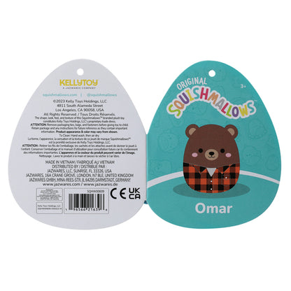 Original Squishmallows - Omar the bear 7.5in