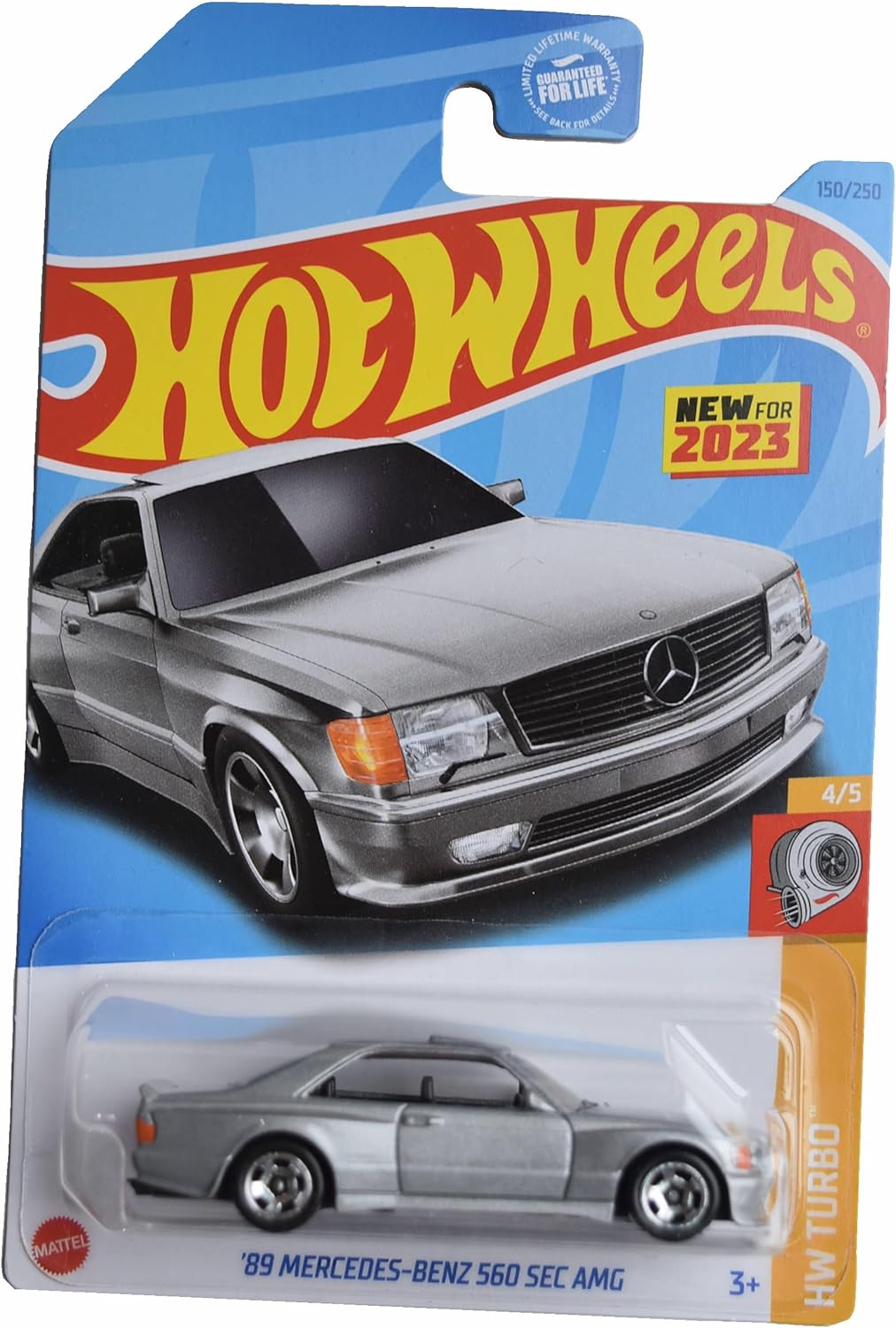 Hot Wheels '89 Mercedes-Benz 560 SEC AMG HW Turbo 150/250