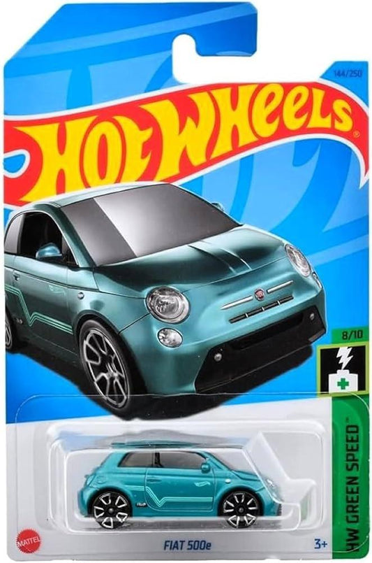 Hot Wheels Fiat 500e HW Green Speed 144/250