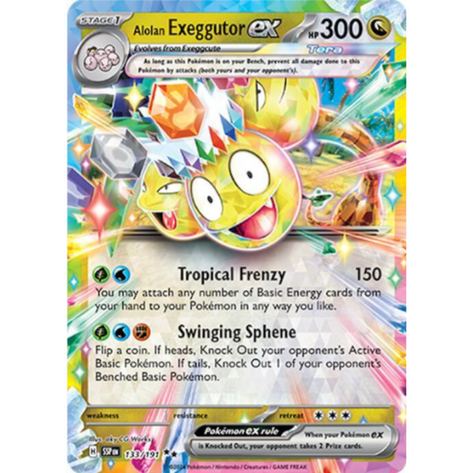 Alolan Exeggutor ex - Surging Sparks #133/191