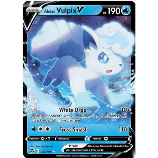 Alolan Vulpix V - Silver Tempest #033/195