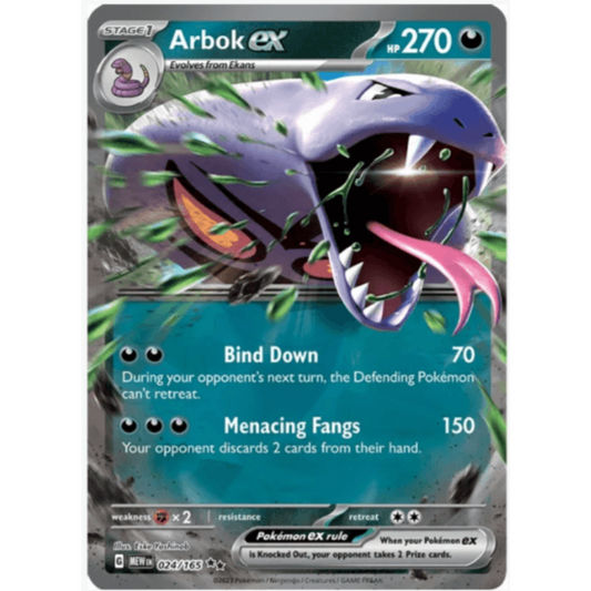 Arbok ex - Scarlet and Violet 151 #024/165