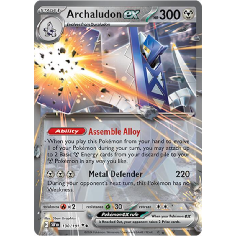 Archaludon ex - Surging Sparks #130/191