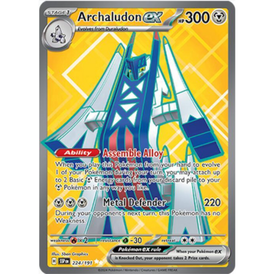 Archaludon ex - Surging Sparks #224/191