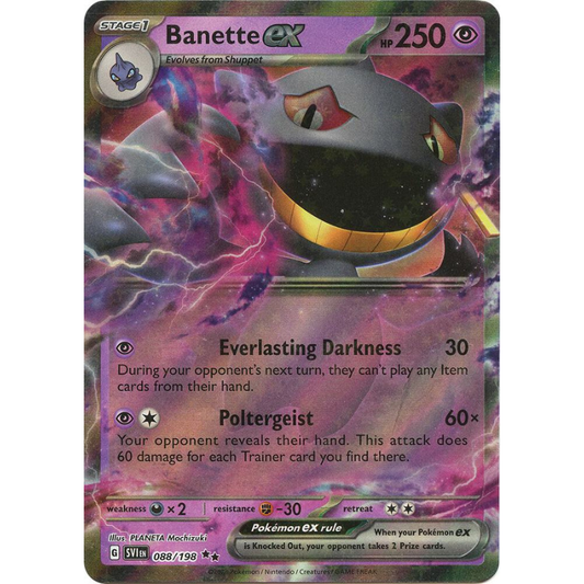 Banette ex - Scarlet & Violet Base Set #088/198