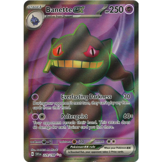 Banette ex - Scarlet & Violet Base Set #229/198