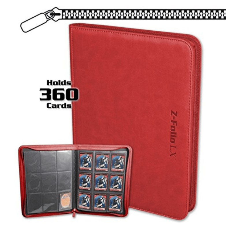 Binder: 9pkt: Zipper Folio: LX Red 360
