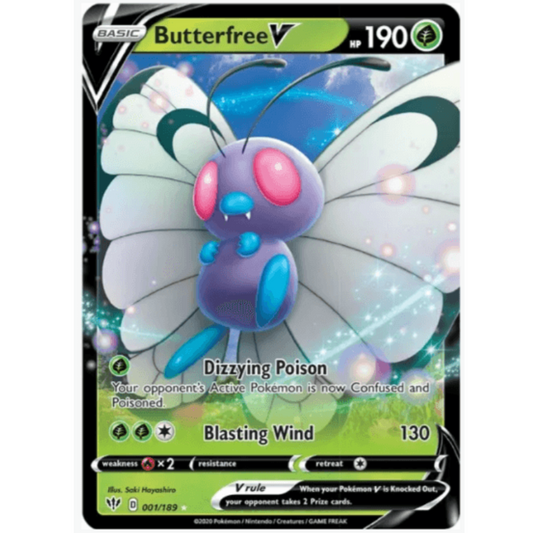 Butterfree V - SWSH03: Darkness Ablaze #001/189