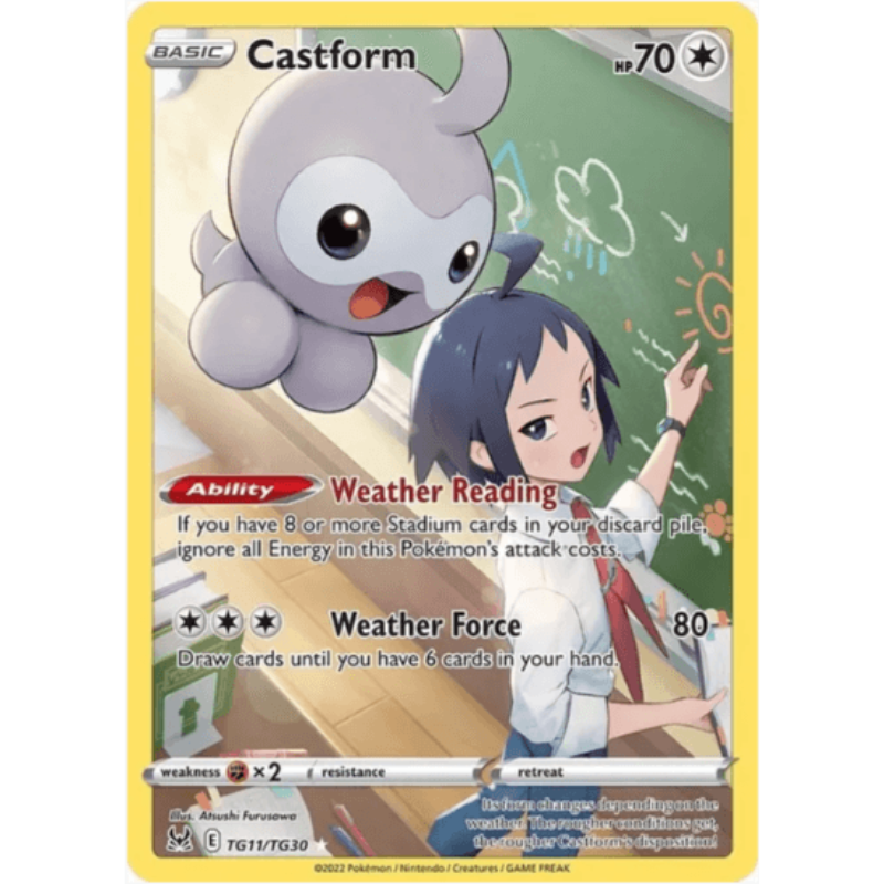 Castform - Lost Origin Trainer Gallery #TG11/TG30
