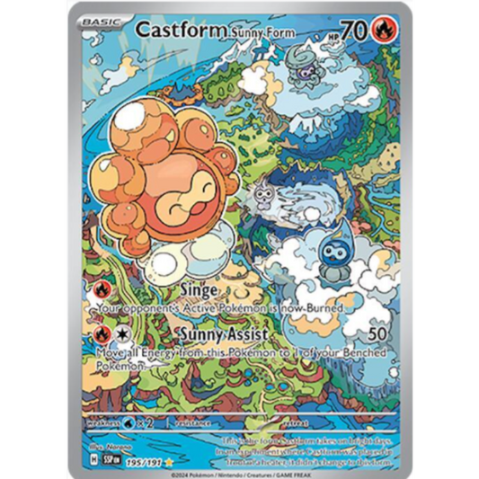 Castform Sunny Form - Surging Sparks #195/191