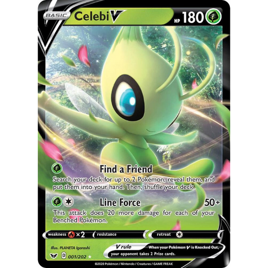 Celebi V - Sword & Shield Base Set #001/202
