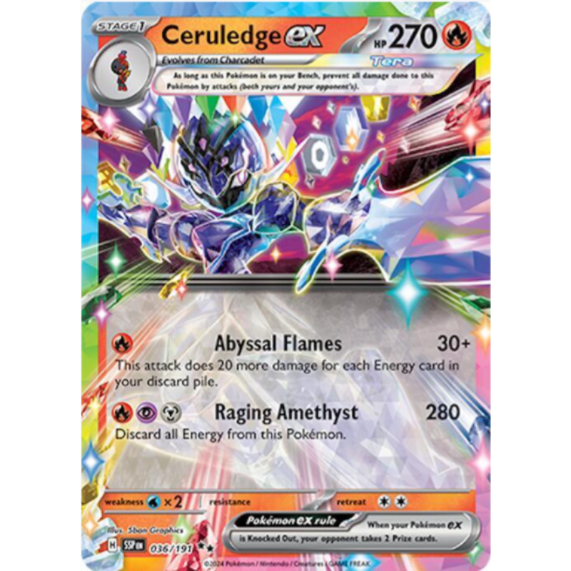 Ceruledge ex - Surging Sparks #036/191