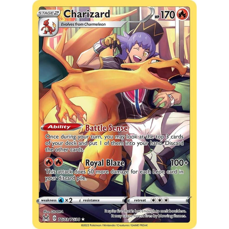 Charizard - Lost Origin Trainer Gallery #TG03/TG30