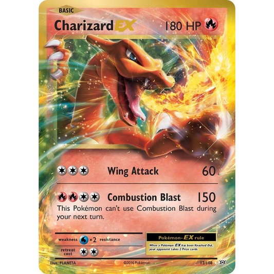 Charizard EX - Evolutions #12/108 (Lightly Played)