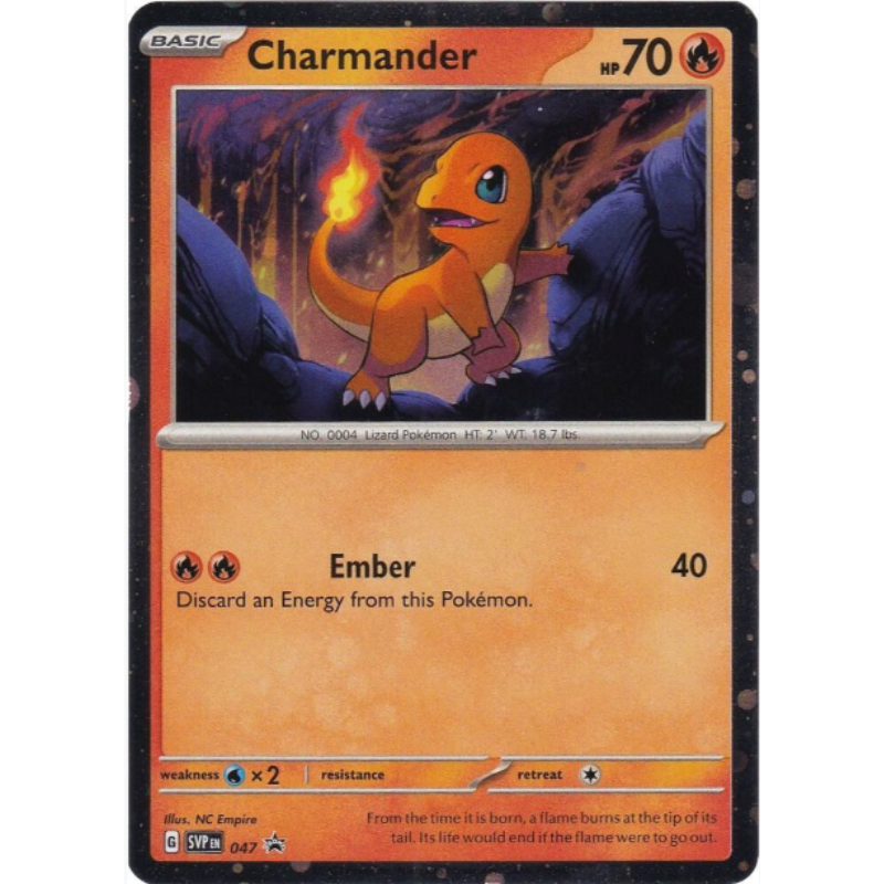 Charmander - (Cosmos Holo) - Scarlet & Violet Promo Cards #047