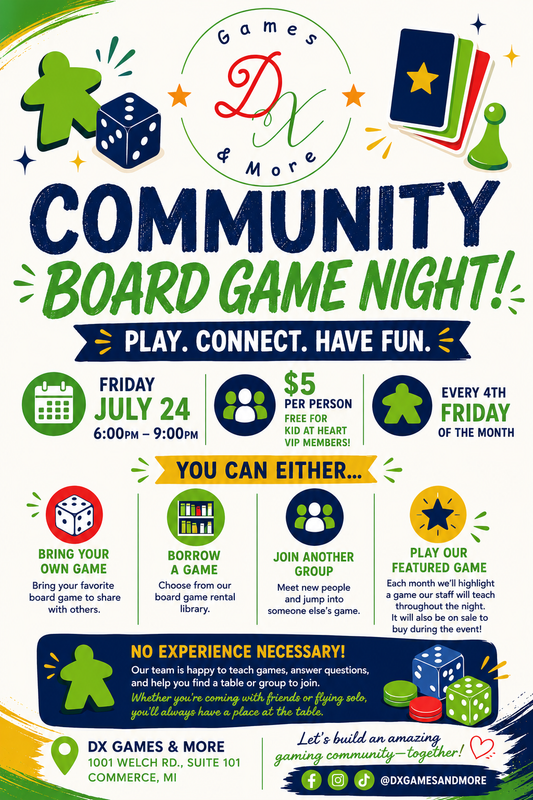 Community Board Game Night Entry 7/24/26