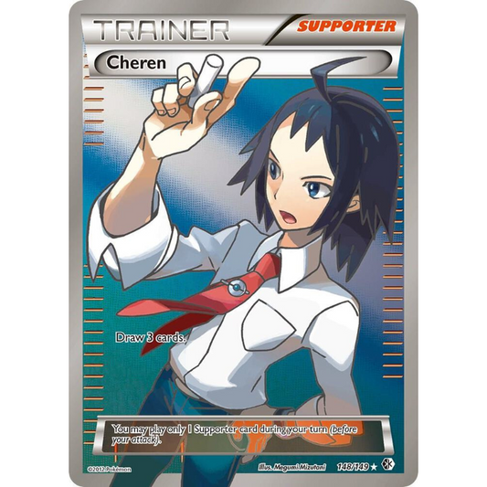 Cheren (148 Full Art) - Boundaries Crossed #148/149