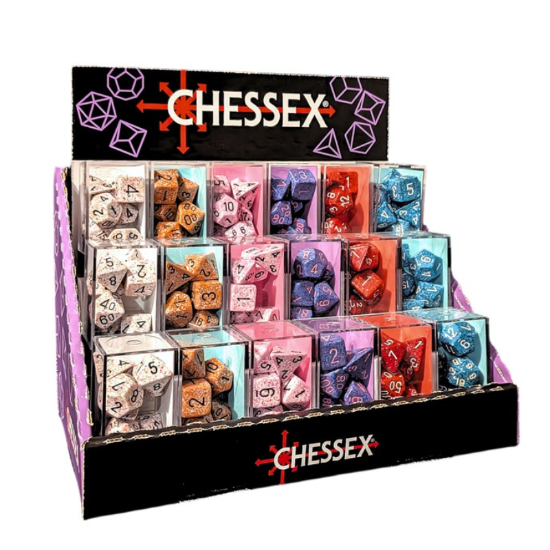 Chessex Sampler - 7CT Speckled Polyhedral Dice Sets