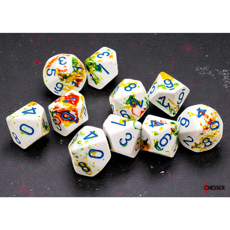 Chessex_Brush_Dice_7-Die_Set_Breezy