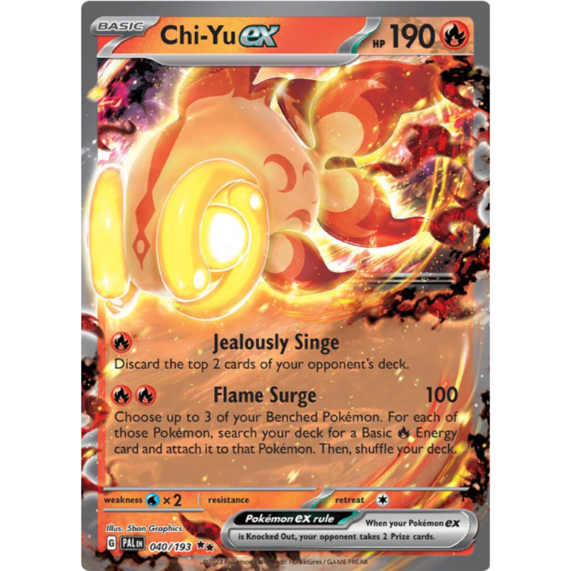 Chi-Yu ex - Paldea Evolved # 040/193