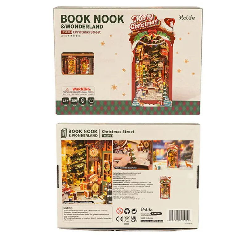 Christmas Street - Rolife DIY Miniature