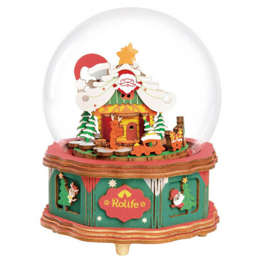 Christmas Town Music Box - Rolife DIY Miniature