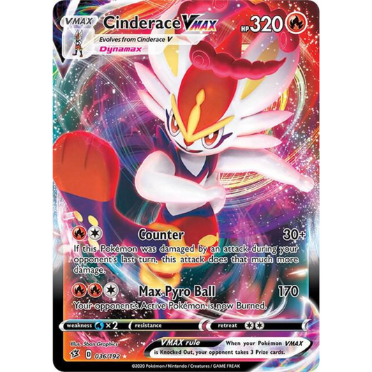 Cinderace VMAX - Rebel Clash #036/192