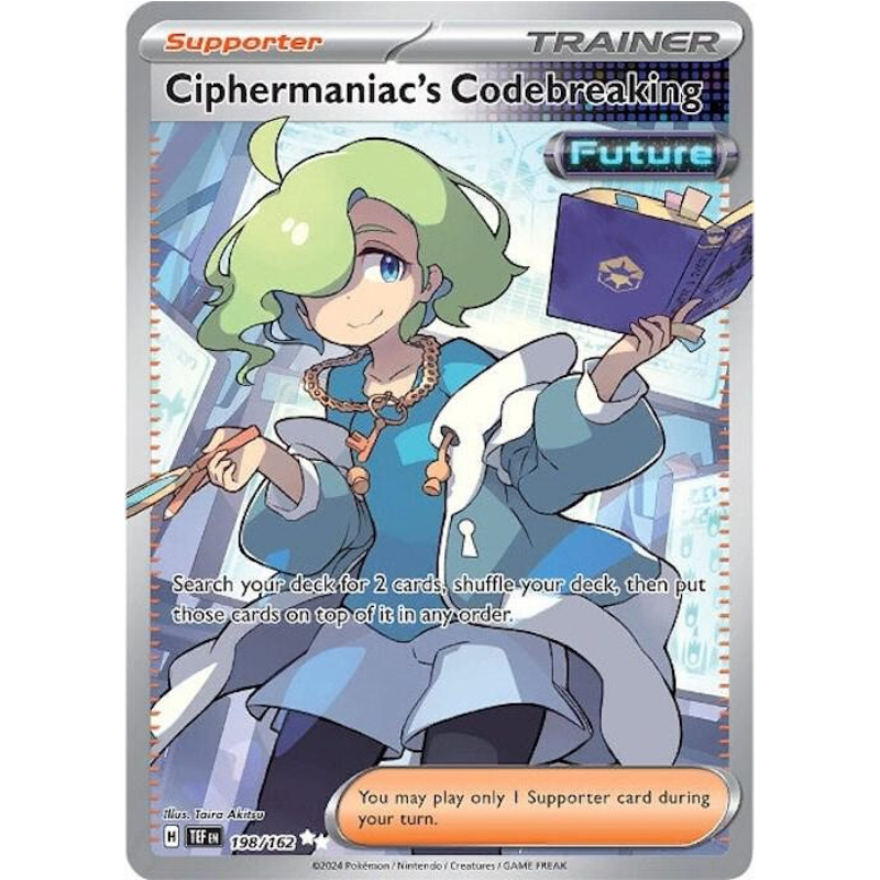 Pokémon Ciphermaniac's Codebreaking - Temporal Forces #198/162