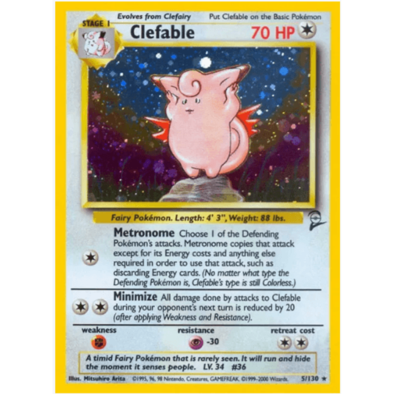 Clefable - Base Set 2 #005/130 