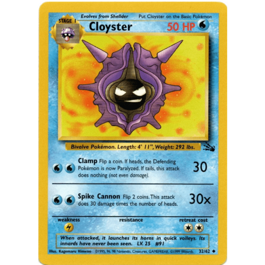 Cloyster - Fossil #32/62 