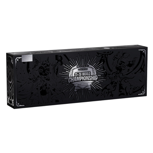 A rectangular black product box with silver and white graphics, featuring the text '25-26 World Championship' and 'Matt Egan' on the front, shown on a plain white background.