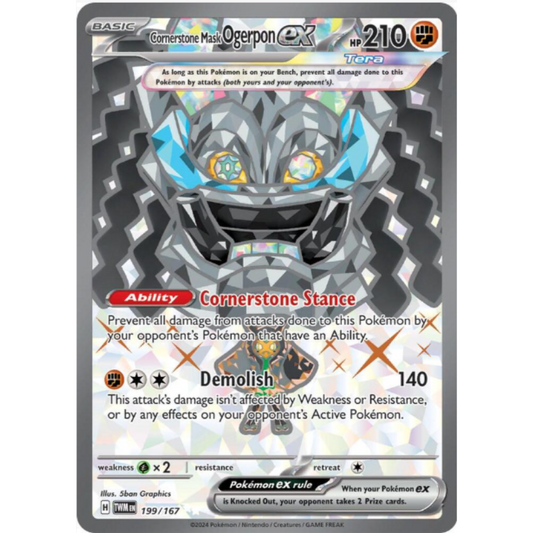 Cornerstone Mask Ogerpon ex - Twilight Masquerade #199/167