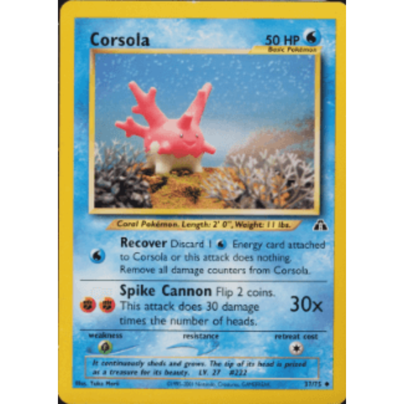 Corsola - Neo Discovery #37/75