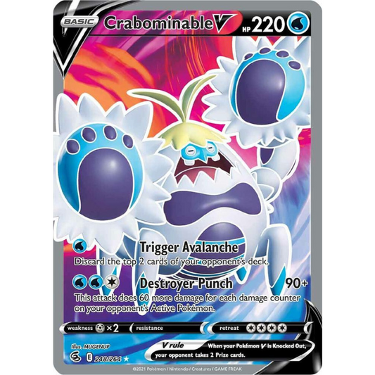 Crabominable V (Full Art) - Fusion Strike #248/264
