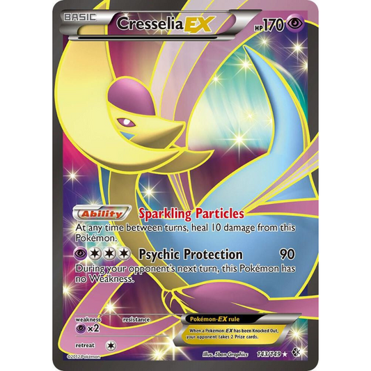 Cresselia EX (Full Art) - Boundaries Crossed #143/149
