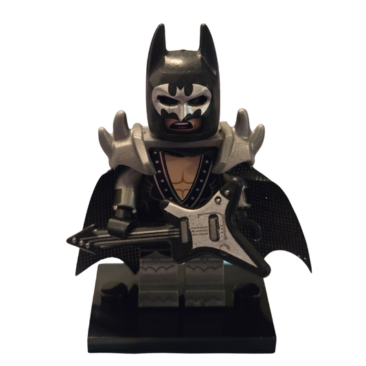 Custom LEGO Compatible DC Glam Rocker Batman Minifig 