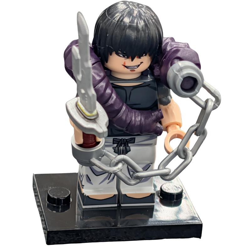 Custom Lego Compatible Jujutsu Kaisen Toji Fushiguro Minifig