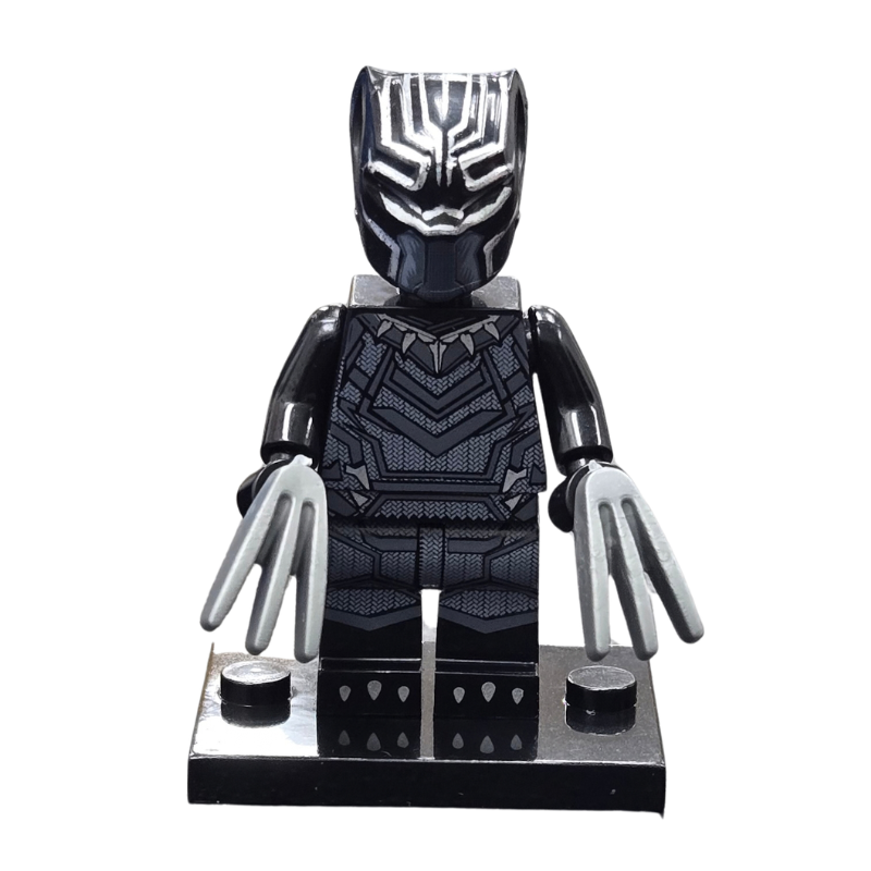 Custom Lego Compatible Marvel Black Panther Minifig