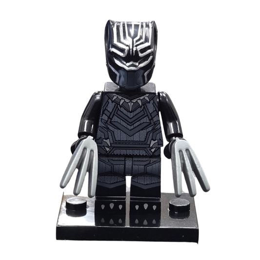 Custom Lego Compatible Marvel Black Panther Minifig