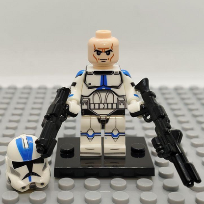 Custom Lego Compatible 501st Legion Clone Trooper Minifig