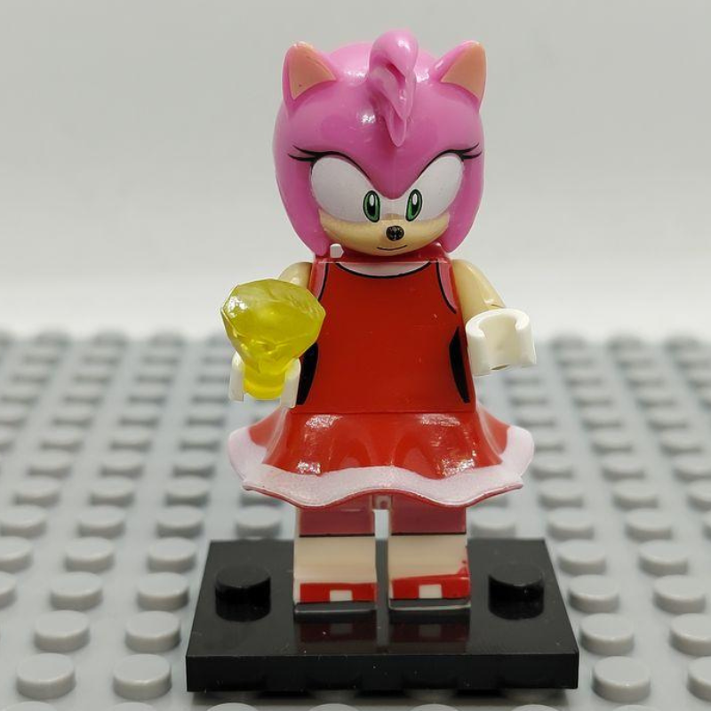 Custom Lego Compatible Amy Rose Minifig